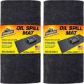 Armor All Premium Maintenance Mat Oil Spill Garage Floor Mat, Waterproof