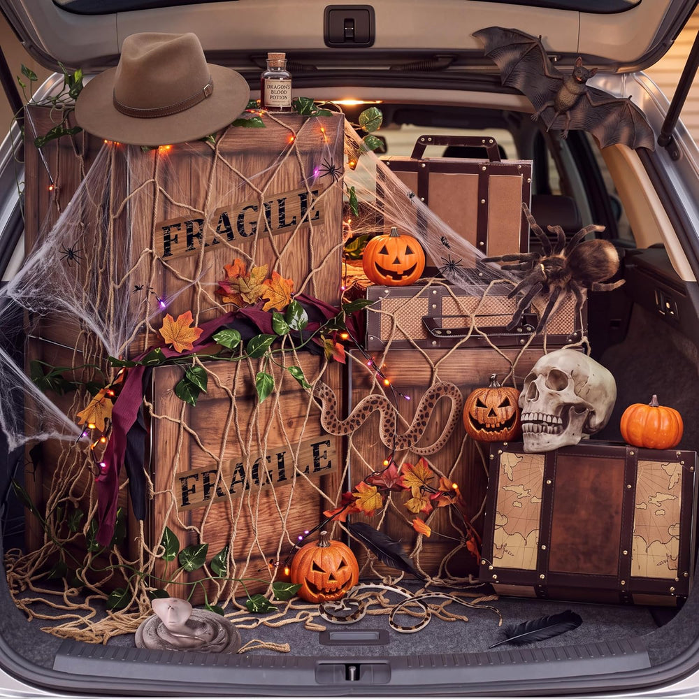 15 Pcs Halloween Pirate Party Decoration Chest Box Prop Treasure