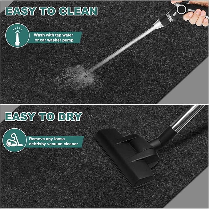 60" x 72" Giant Oil Drip Mat for Garage Driveway, Reusable Rubber Floor Oil - Image 4