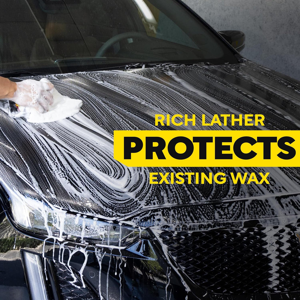 Meguiar's Gold Class Car Wash, Ultra-Rich Foam Car Wash Soap and Conditioner for Vehicle Cleaning, Paint Cleaner to Clean and Condition in One Easy Step, 1 Gallon