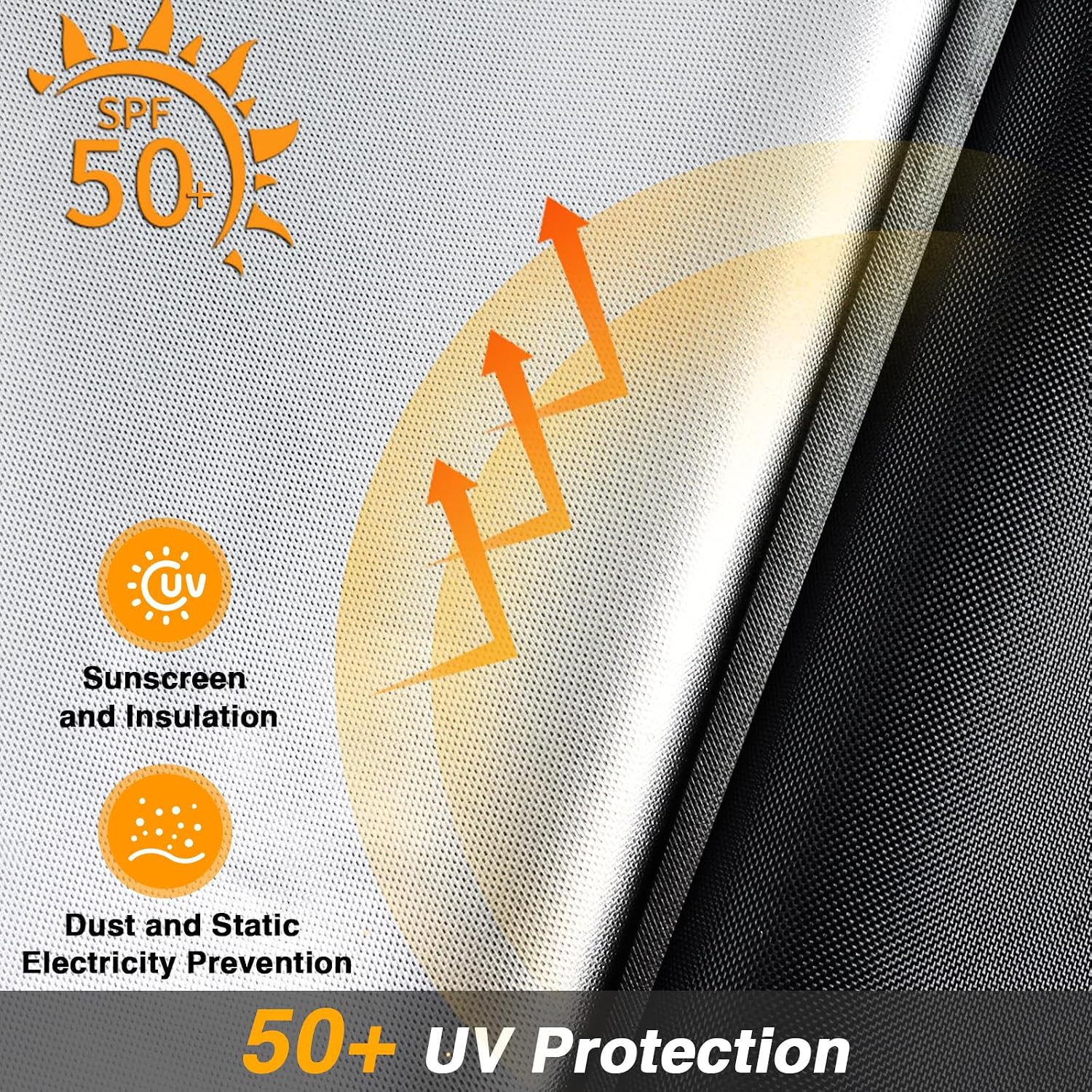 EVRBUL 3-Wheel Vehicles Cover Dustproof and Waterproof Full Motorcycle Cover Compatible with Can-Am Ryker 600 Ryker 900 Ryker Sport Ryker Rally Edition Fit up to 103"