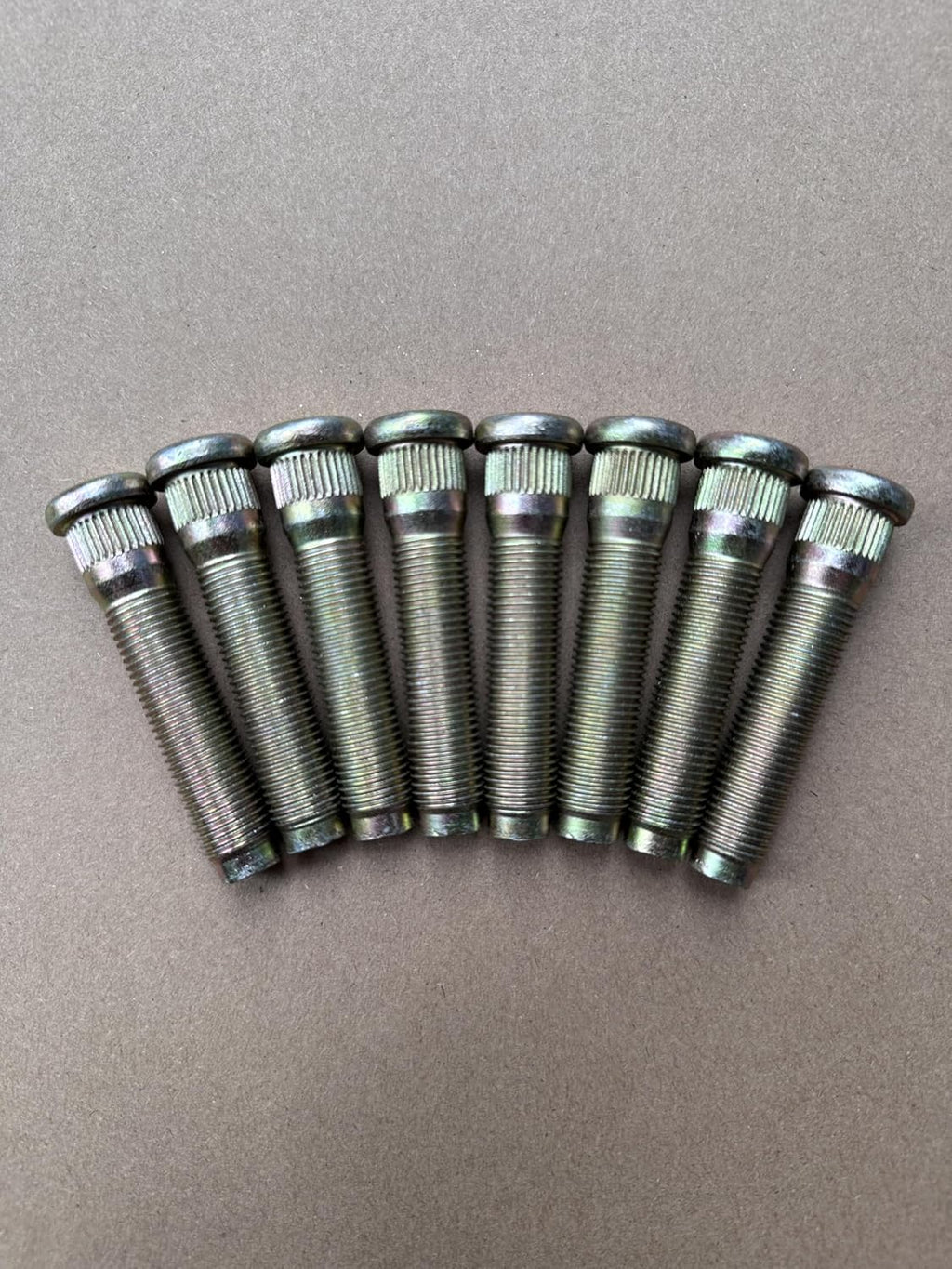 8Pcs M14*1.5 Serrated Front Wheel Lug Stud 610-490 15.7mm Knurl, 69.75mm Length Replacement for 2003-2016 Ford F250 F350 F450 F550