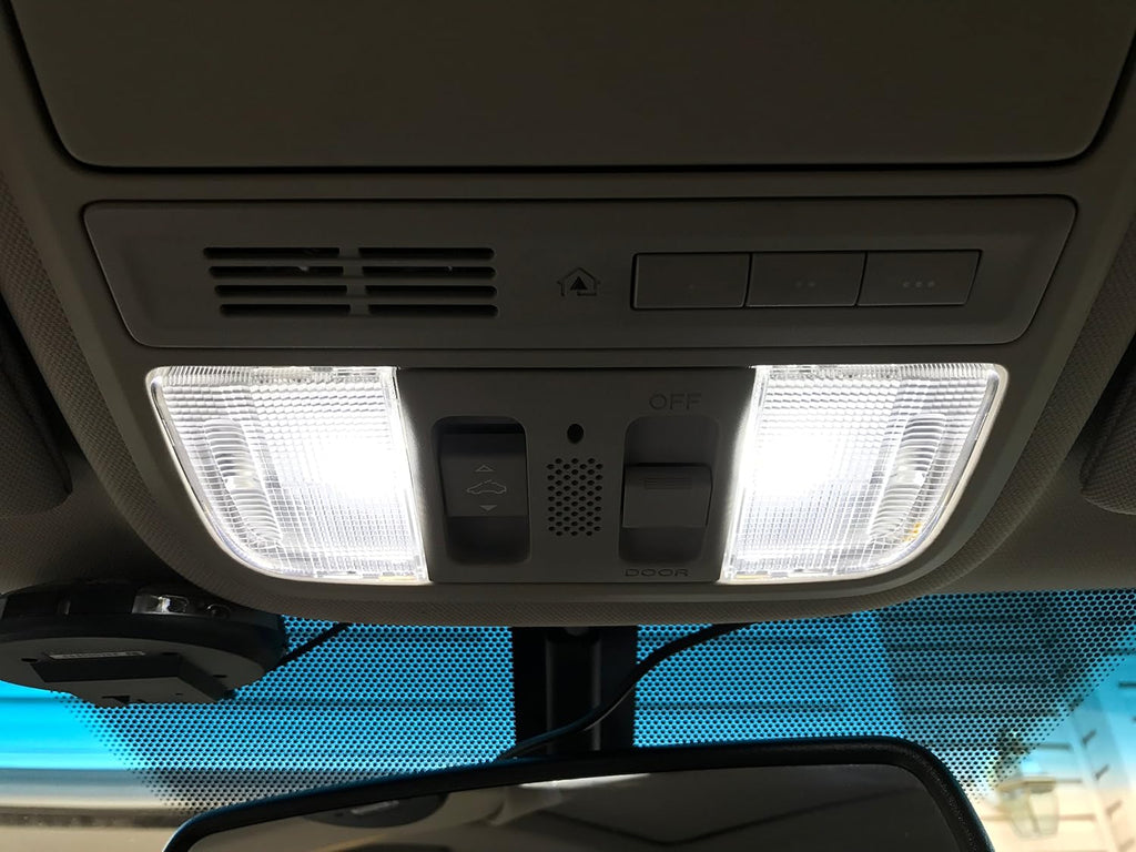 2009-2014 Acura TSX Interior White LED Kit + License Plate (Complete 15PC Light Bulb Set) Sedan & Wagon -2010, 2011, 2012, 2013