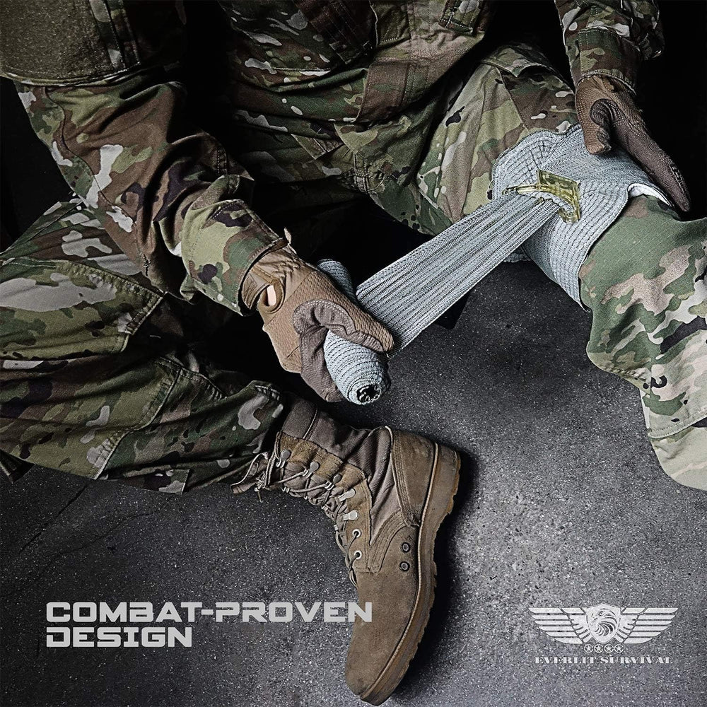 EVERLIT Emergency Trauma Kit, CAT GEN-7 Tourniquet 36" Splint, Military ...