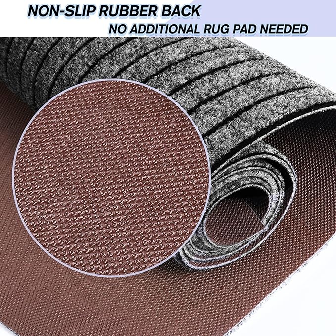 Custom Size Backed Non-Slip Area Rugs Runner, Easy Clean, Waterproof Runner Rugs - Image 4