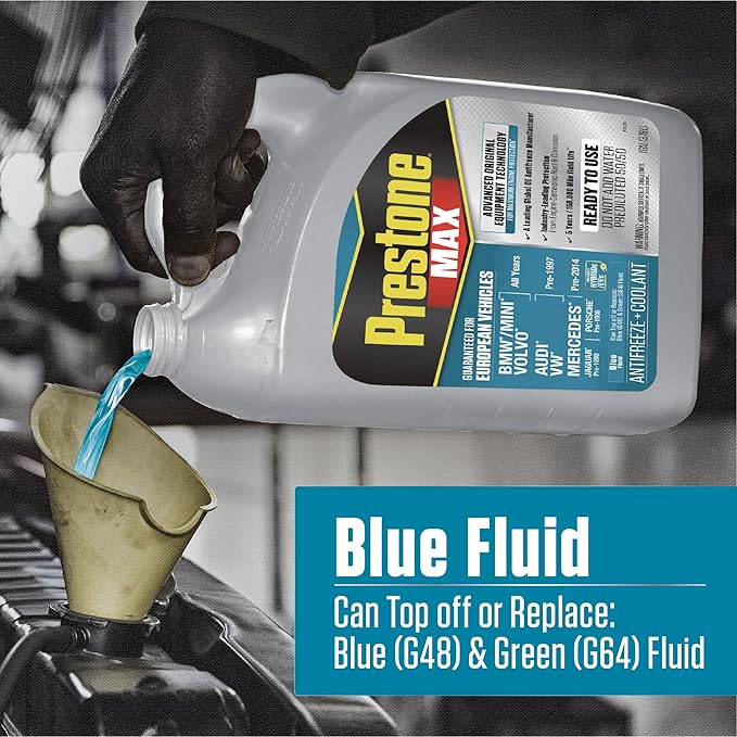 Prestone MAX Euro Blue 50/50 Antifreeze Automotive Coolant, Pack of One - Image 5