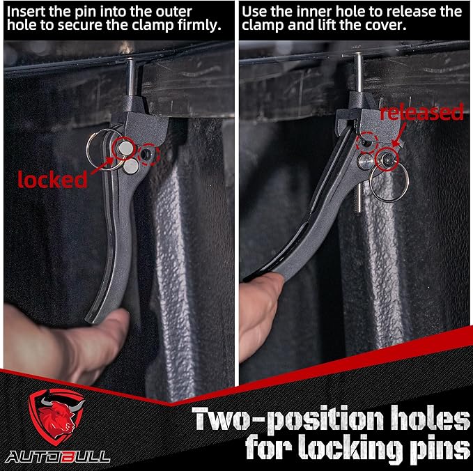 Hard Top Tri Fold tonneau Cover Compatible - Image 6