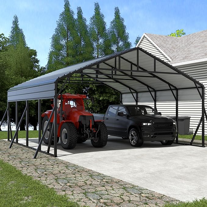 Xilingol Metal Carport, Heavy Duty Carport Canopy by Xilingol
