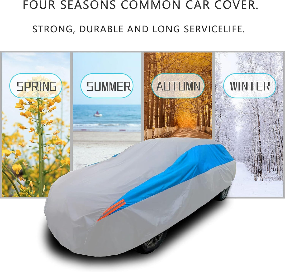 mornyray waterproof car cover all weather snowproof uv, package contents