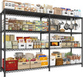 REIBII 72.8" W Storage Shelves Load 1500LBS, 4 Tier Metal Shelving Unit Wire