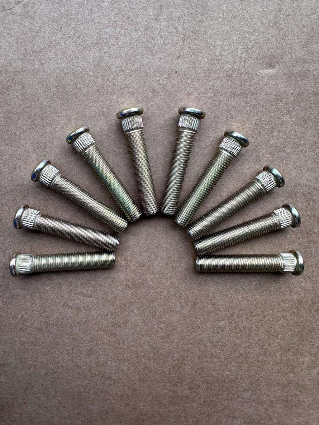 10pcs Extended Wheel Stud 1007708 M12x1.5 2.5 in. Length Replacement for GM Chevrolet Camaro Corvette, Ford Fusion Escape Foucs Fiesta Transit Connect Courier