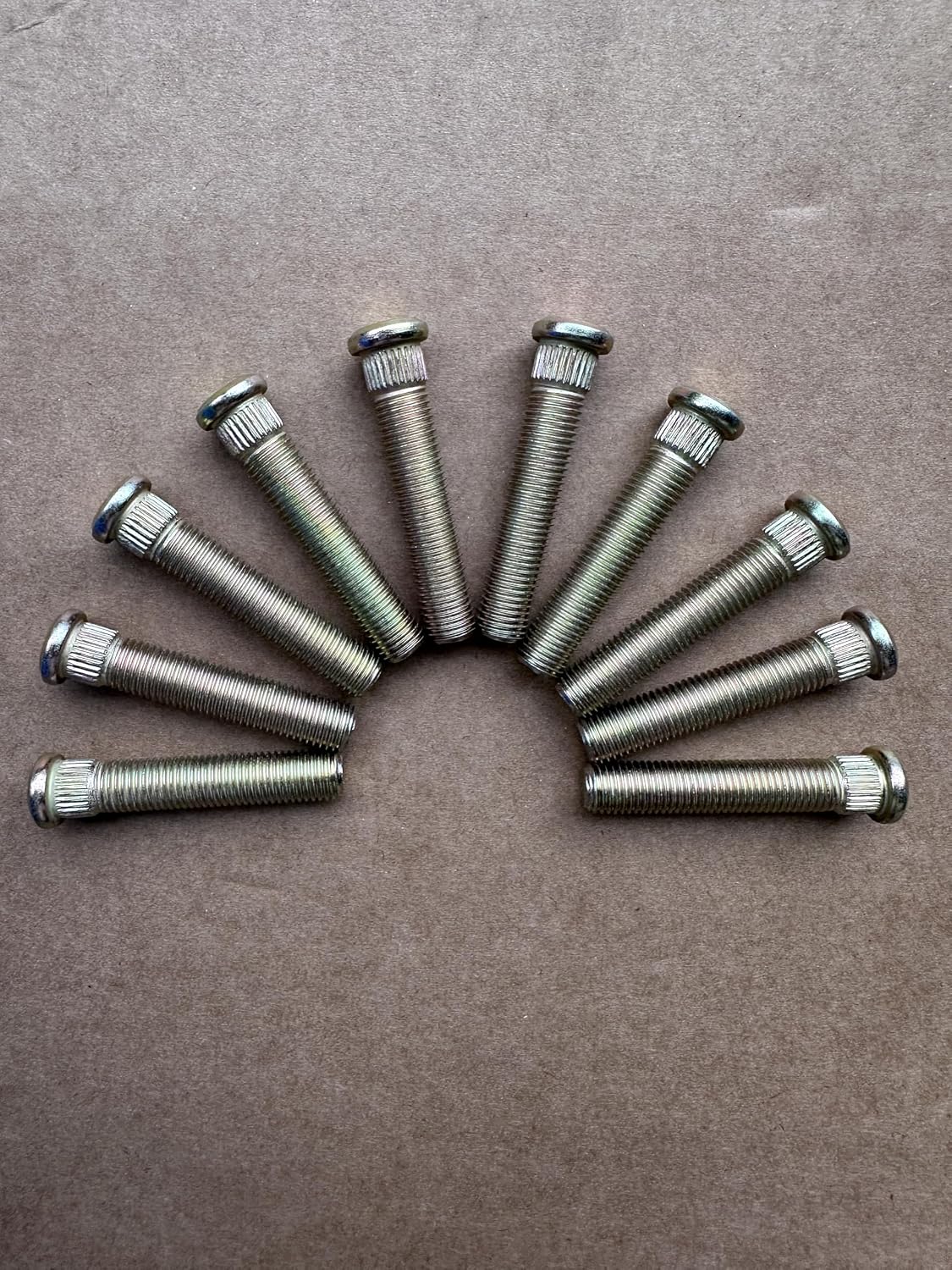 10pcs Extended Wheel Stud 1007708 M12x1.5 2.5 in. Length Replacement for GM Chevrolet Camaro Corvette, Ford Fusion Escape Foucs Fiesta Transit Connect Courier