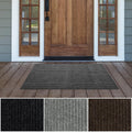 iCustomRug Spartan Weather Warrior Indoor/Outdoor Utility Ribbed Carpet Runner