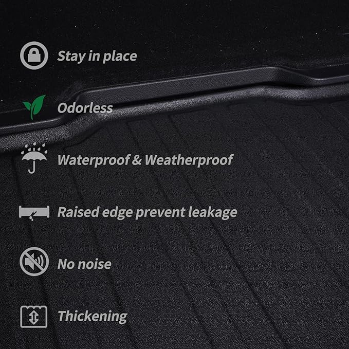 Trunk Mat for 2025 KIA K4 TPE All Weather Protection Car Cargo Liners - Image 5