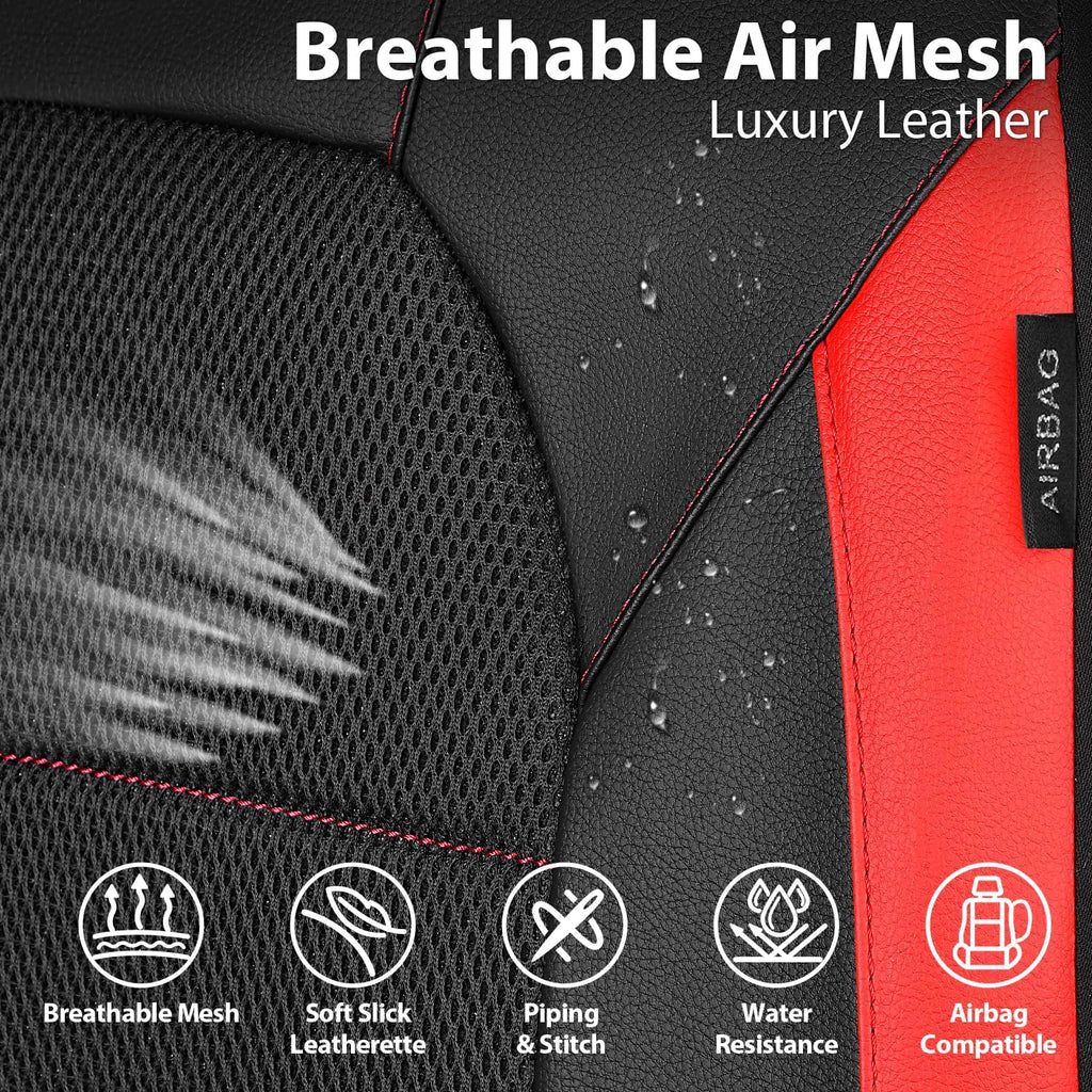 car pass universal leather car seat covers sport showing dimensions