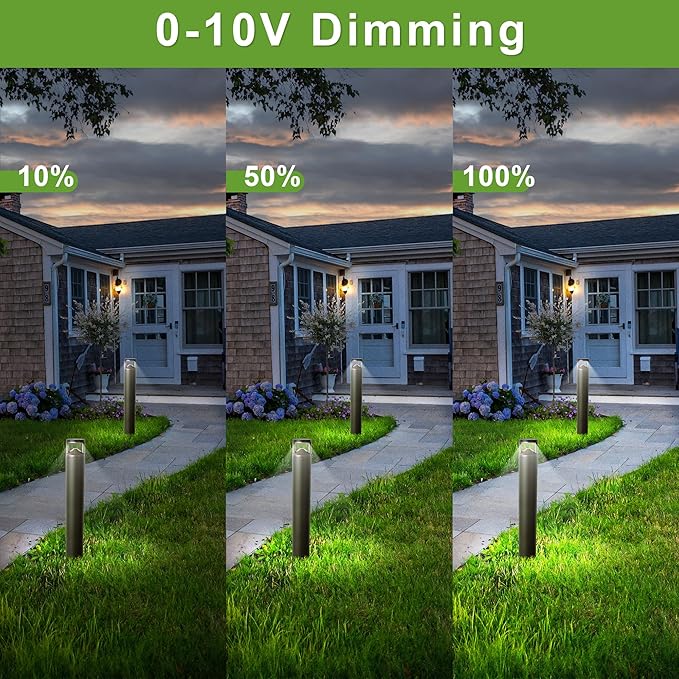 LED Bollard Landscape Light, 42inch 24W 3CCT 30K/40K/50K Selectable, 120V-277V - Image 4