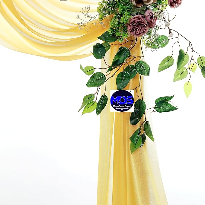 MDS Halloween Chiffon Draping Fabric - 2 Panel, 30" Wide x 40ft Long - S...