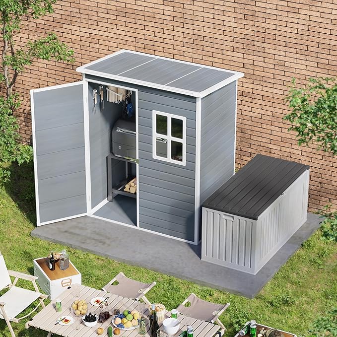 Gizoon 5x3 FT Outdoor Storage Shed - Image 9
