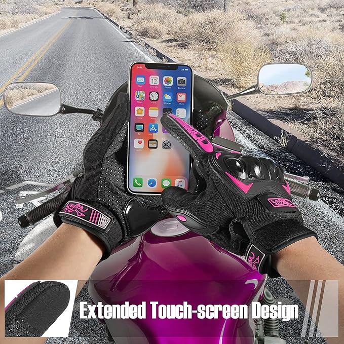 COFIT Motorcycle Gloves Breathable, Touchscreen Motorbike Gloves Anti-slip - Image 3