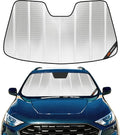 Pigenius Windshield Sun Shade for Ford Edge 2015-2024. Reflective Aluminum Film Front Window Sunshade - BLAZBLOCK