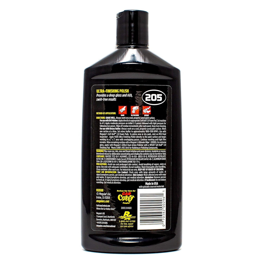 Meguiar's M20508 Mirror Glaze Ultra Finishing Polish -8 Oz Bottle