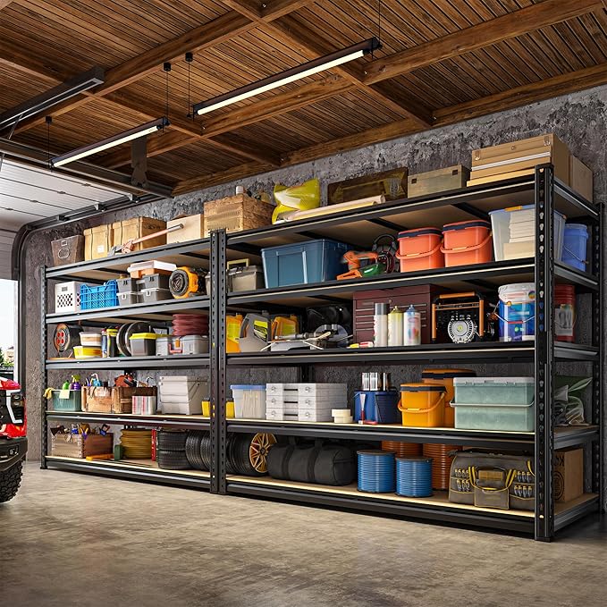 59.8" W Garage Shelving 72" H Storage Shelves 2750LBS Metal Shelving Heavy Duty - Image 4