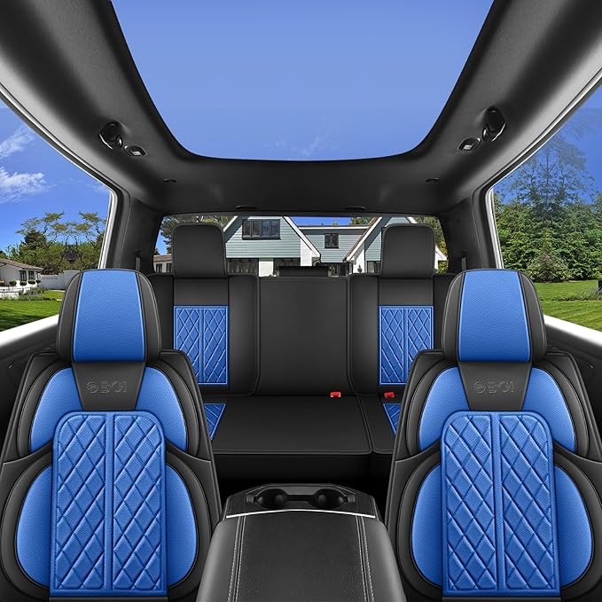 Car Seat Cover Custom Fit for Dodge Ram 1500 2500 3500 2002-2024 Faux Leather - Image 5