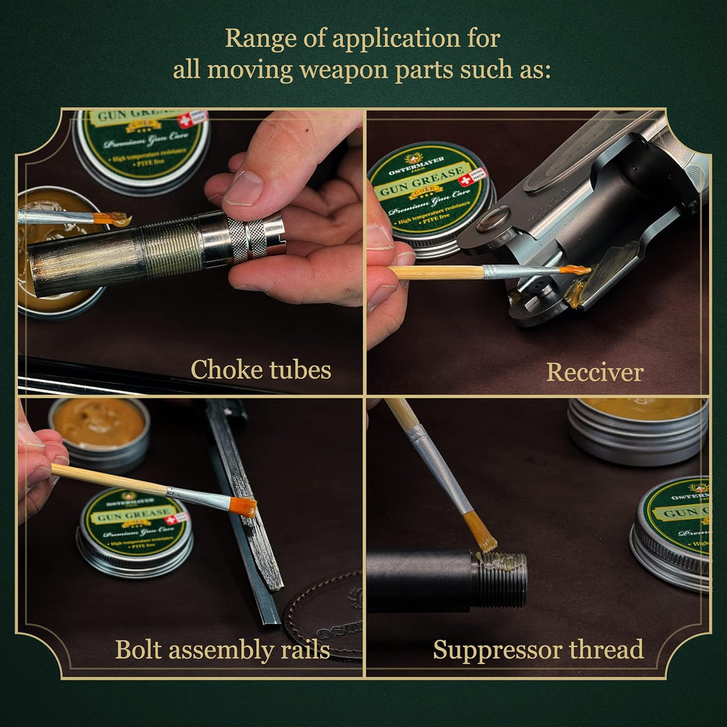 Gun Grease Gold Lubricant - Swiss Made high Performance Grease