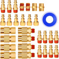 30 pieces solid brass air fittings, industrial coupler, main product view