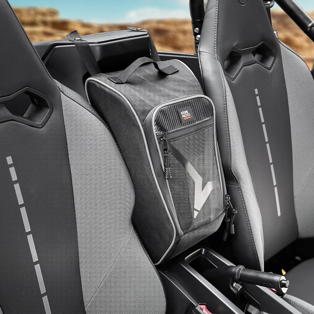 KEMIMOTO Center Bag 1.7 Gal Multi-Pockets 1680D Compatible with CFMOTO ZForce 950 HO, HOEX 2022-2024/20-22 ZForce 950 Sport G1 UTV Cab Pack Center Seat Bag Water Resistant Organized Storage