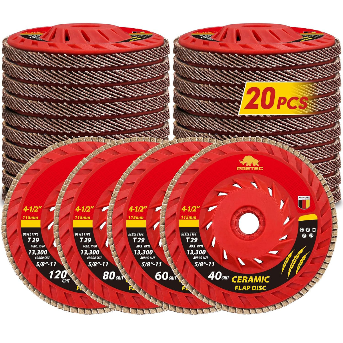 ceramic flap discs 4 1/2 for angle grinder, main product view