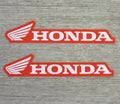 2x RED DECALS STICKERS GRAPHICS compatible with Honda CBR600 CBR600RR CBR1000RR CR60 CR80 CR85 CR125 CR250CRF50 CRF80 CRF100 CRF110 CRF125 CRF150 CRF230 CRF250 CRF300 CR 60 85 CRF 50 70 80 100 110 125