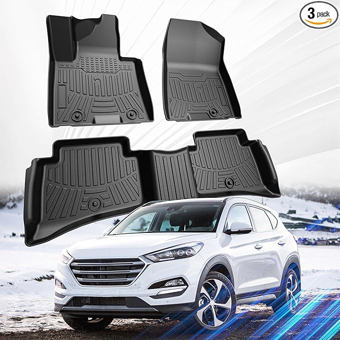 Car Floor Mats for 2016-2021 Hyundai Tucson丨2017-2022 Kia Sportage Accessories by SSESS