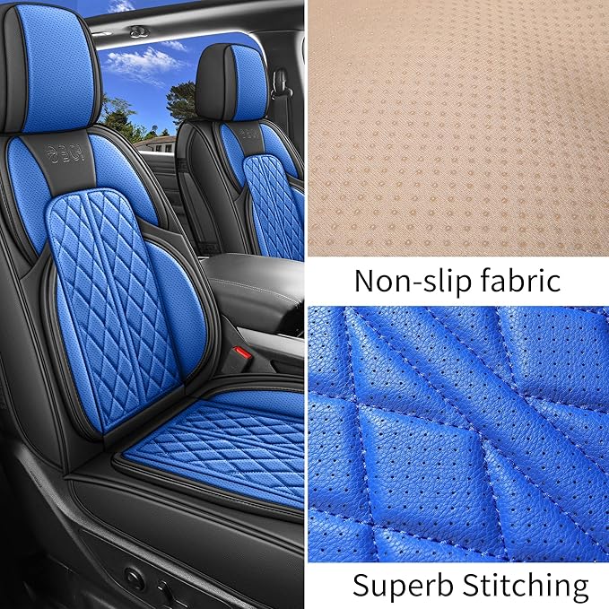 Car Seat Cover Custom Fit for Dodge Ram 1500 2500 3500 2002-2024 Faux Leather - Image 4