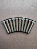 10pcs Extended Wheel Stud 1007708 M12x1.5 2.5 in. Length Replacement for GM Chevrolet Camaro Corvette, Ford Fusion Escape Foucs Fiesta Transit Connect Courier