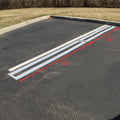 Durable Parking Lot Line Stencil – 4-Inch by 8 Ft or 9.5 Ft Lengths -in 1/16th