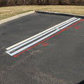 Durable Parking Lot Line Stencil – 4-Inch by 8 Ft or 9.5 Ft Lengths -in 1/16th by StencilEase