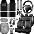 car pass 23 pcs bling diamond car accessories, main product view
