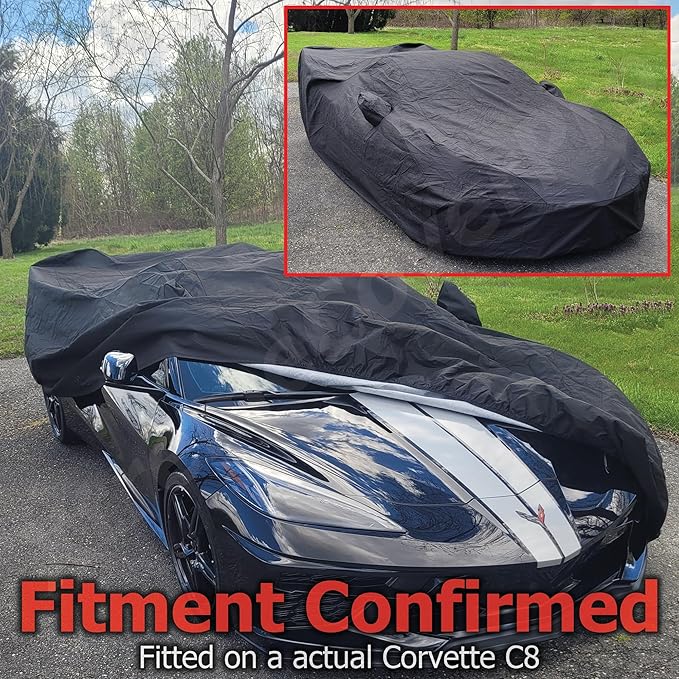 Custom FIT Car Cover fits 2020-2025 Chevy Corvette C8 XTREMECOVERPRO Diamond - Image 2