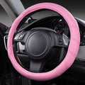 CAR PASS Line Rider Microfiber Leather Sporty 14.5-15 inch Car Steering Wheel by CARPASS
