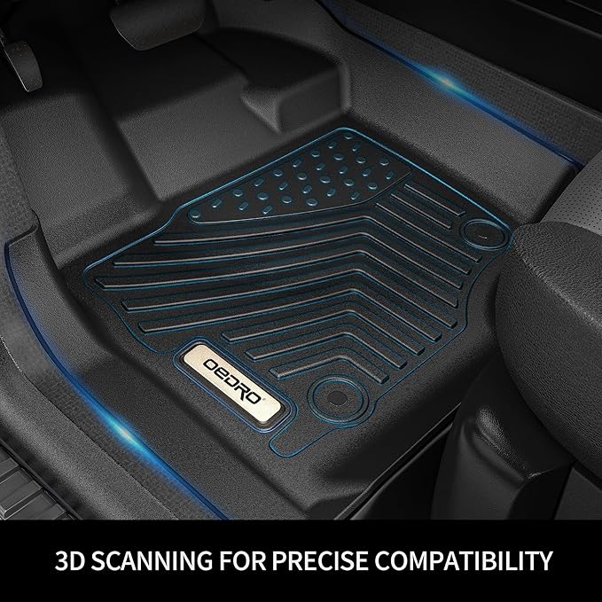 OEDRO Floor Mats for 2024-2013 Toyota 4Runner 7 Seater, Custom Fit TPE - Image 8