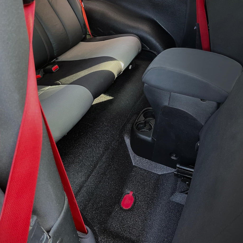 Armorlite Floor Kit for Jeep Wrangler - 2011-2018 JK (2DR) - Front and Rear Flooring, Cargo Mat - Mesa Smoke - B1009715-BLK1-AA