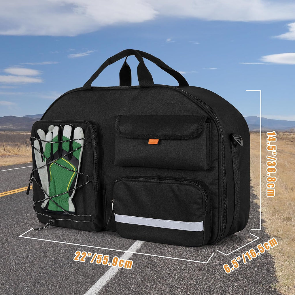 HODRANT Motorcycle Tour Pack Organizer, Tour Pack Liner Bag Compatible with Harley Davidson Street Glide Electra Glide Road King Road Glide, Travel Luggage Liner Bag for Motorcycle Trunk, Bag Only