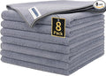 HOMERHYME Microfiber Cleaning Cloths, 8 Pack Cleaning Rags, Lint-Free 300GSM by HOMERHYME