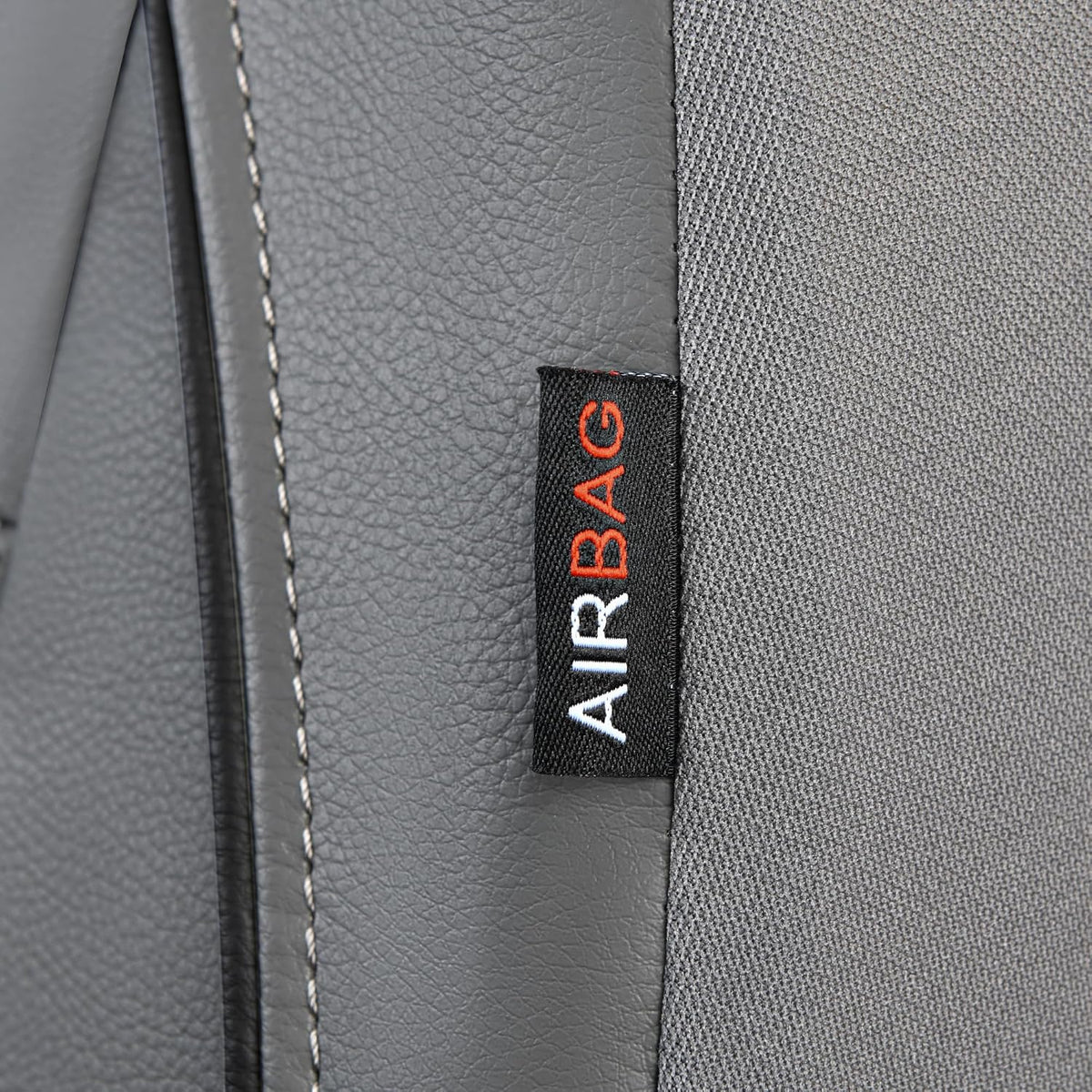 car pass piping faux leather car seat cover on a desk or shelf