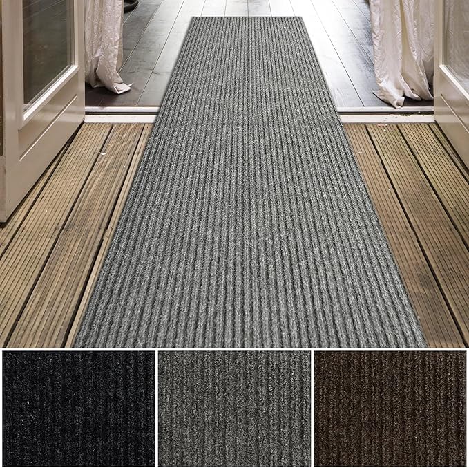 iCustomRug Spartan Weather Warrior Duty Indoor/Outdoor Utility Ribbed in 3ft by iCustomRug