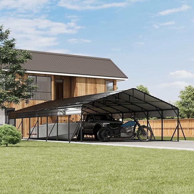 20' x 40' x 8.5' Heavy Duty Metal Carport - Image 2