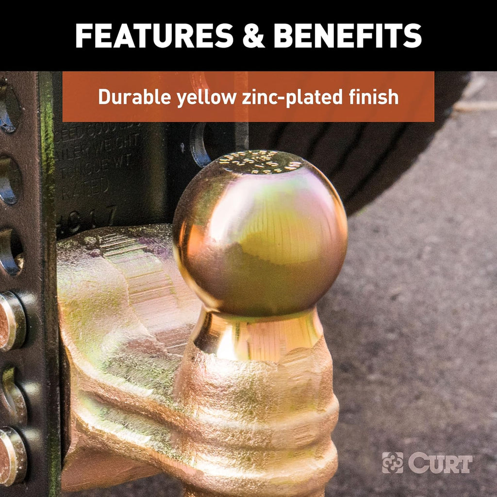 CURT Manufacturing 45900 Channel-Style Adjuastable Dual Ball Mount