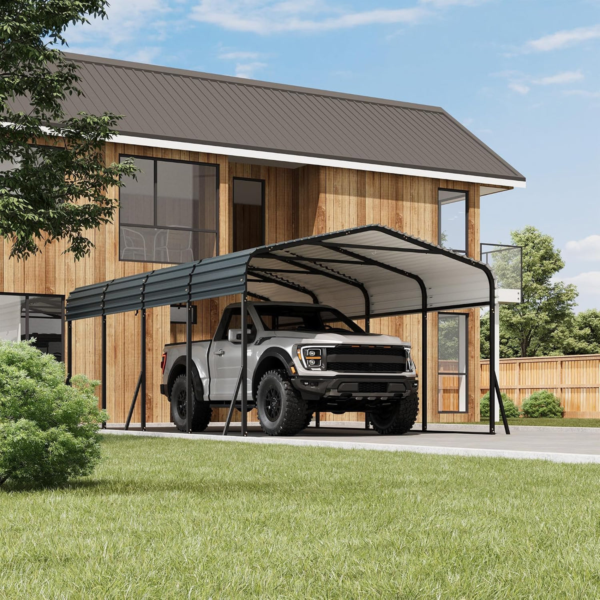 12' x 20' Heavy Duty Metal Carport