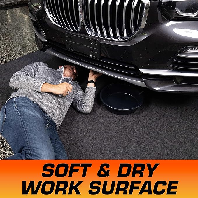 Armor All Premium Maintenance Mat Oil Spill Garage Floor Mat, Waterproof - Image 5